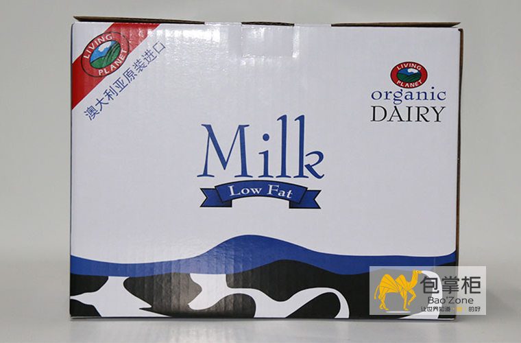 澳洲生機谷牛奶瓦楞彩箱