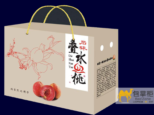 桃花開盡，桃香已濃！石林·板橋疊水血桃彩箱包裝盒定做